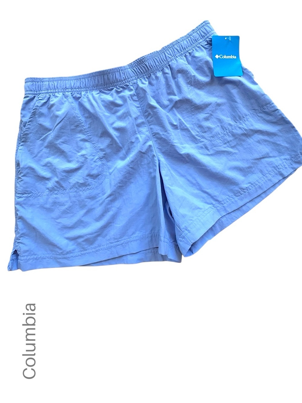 NWT COLUMBIA WOMENS SANDY RIVER SHORTS PULL-ON POCKETS LT LOTUS PURPLE | XL